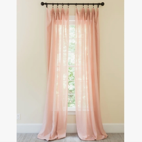 Other - NWT Linen Semi Sheer Curtain - 54"x105" - ONE PANEL